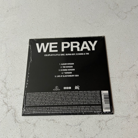 Coldplay - We Pray CD single - Picture 2 of 3